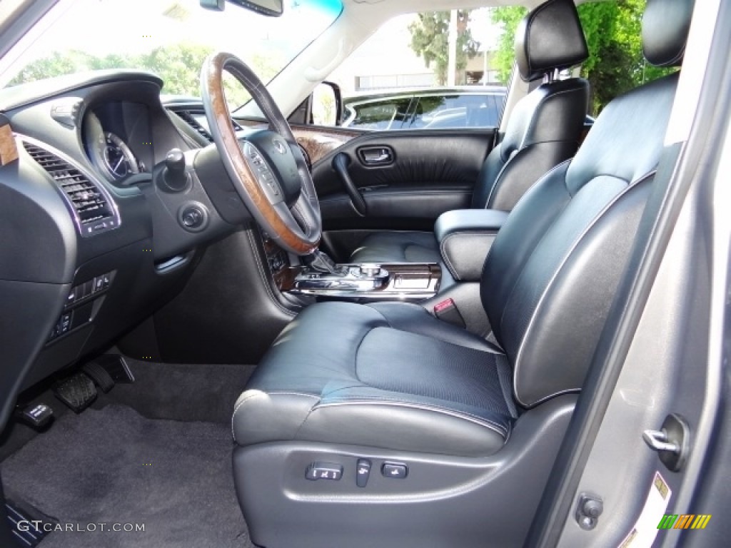 2015 QX80 AWD - Smoky Quartz / Graphite photo #12