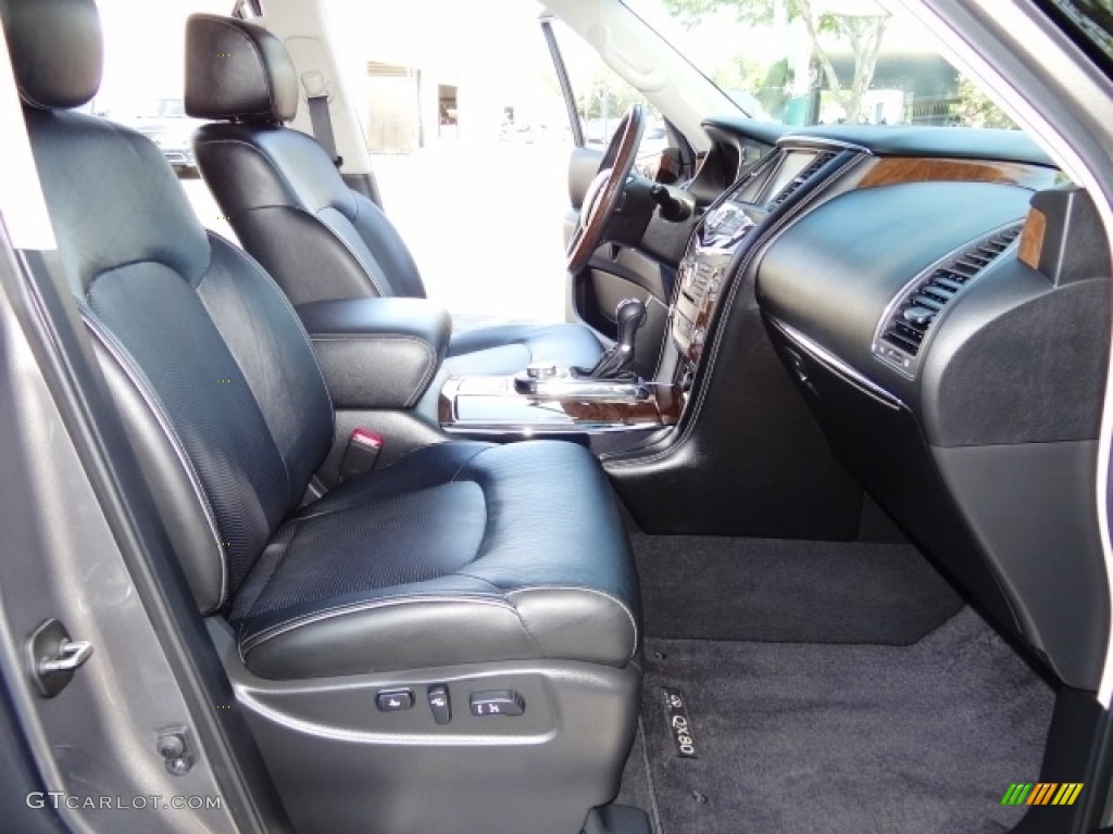 2015 QX80 AWD - Smoky Quartz / Graphite photo #23