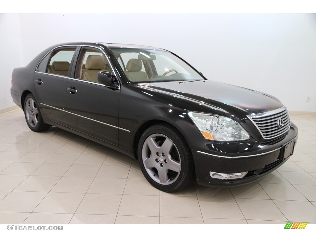 2005 LS 430 Sedan - Black Onyx / Cashmere photo #1