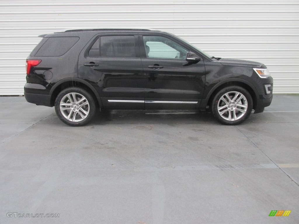 2016 Explorer XLT - Shadow Black / Ebony Black photo #3