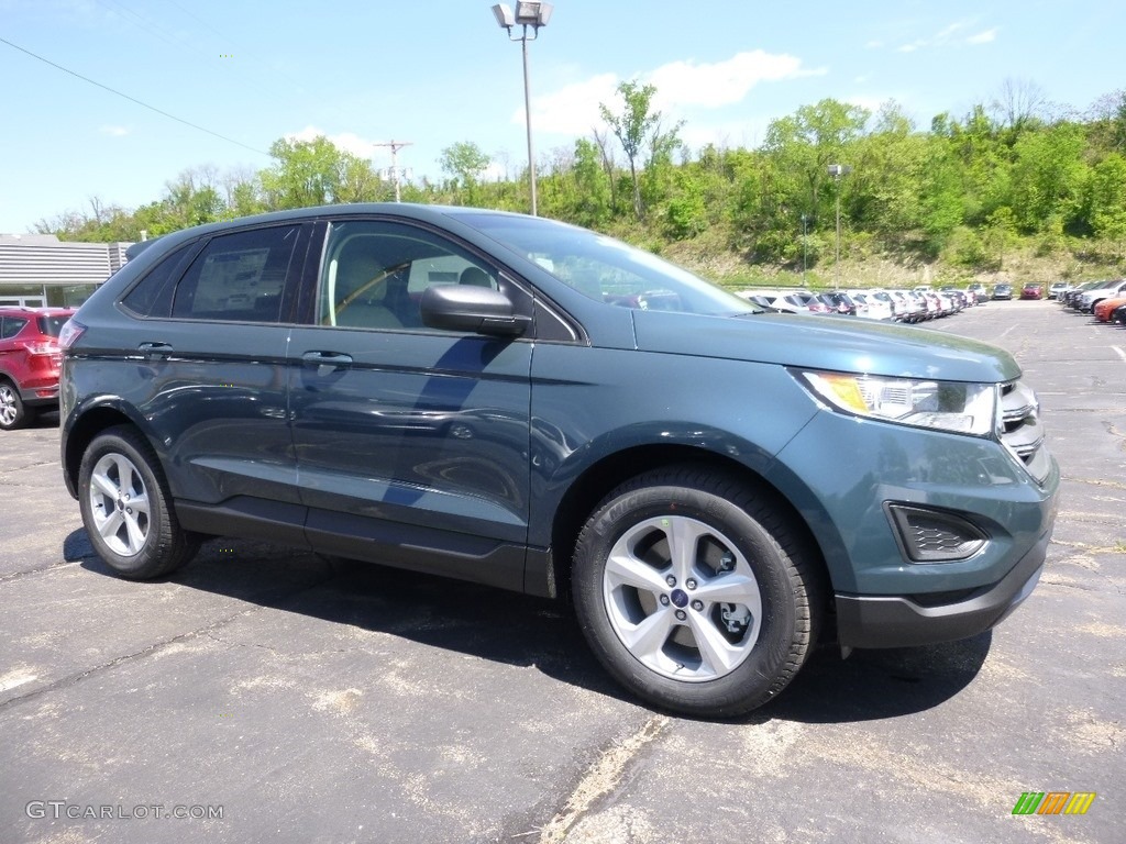 2016 Edge SE AWD - Too Good to Be Blue / Dune photo #1
