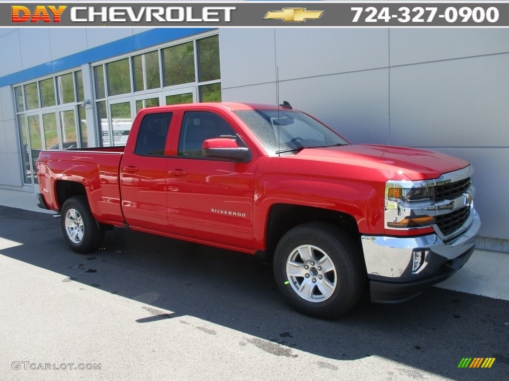 2016 Silverado 1500 LT Double Cab 4x4 - Siren Red Tintcoat / Dark Ash/Jet Black photo #1