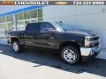 2016 Black Chevrolet Silverado 1500 LT Crew Cab 4x4  photo #1