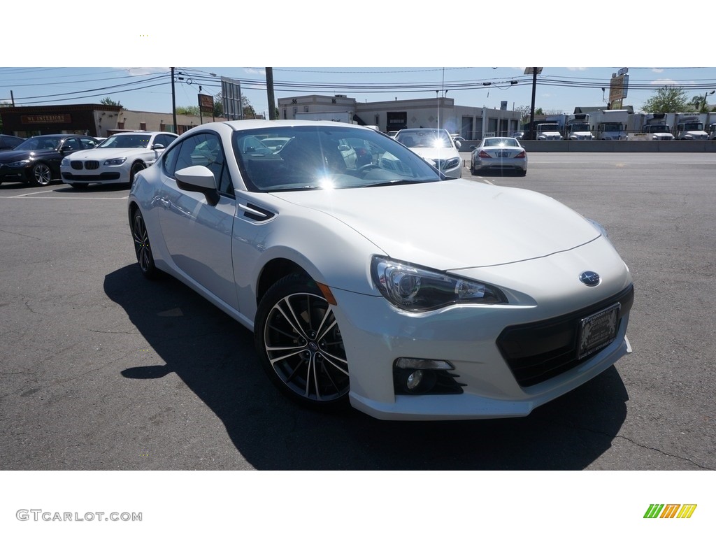 2014 BRZ Premium - Satin White Pearl / Black photo #2