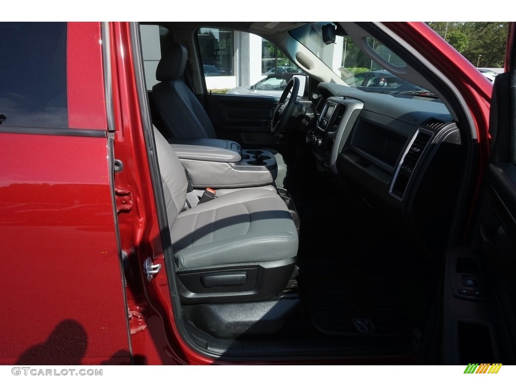 2014 1500 Express Crew Cab 4x4 - Deep Cherry Red Crystal Pearl / Black/Diesel Gray photo #20