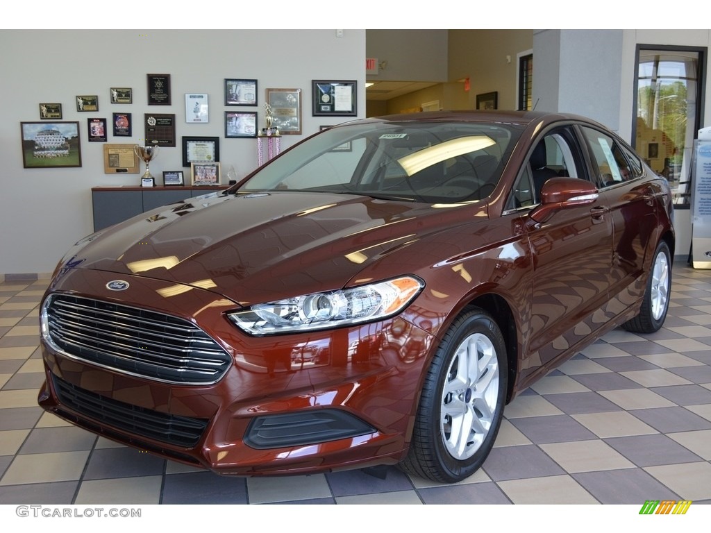 2016 Fusion SE - Bronze Fire Metallic / Charcoal Black photo #7