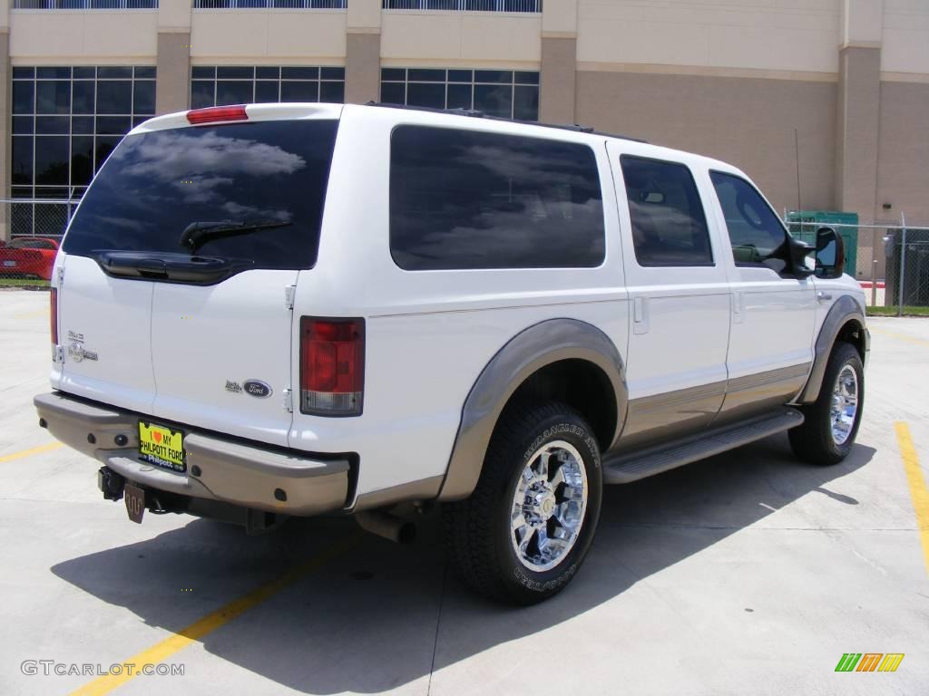 2005 Excursion Eddie Bauer 4x4 - Oxford White / Medium Pebble photo #3