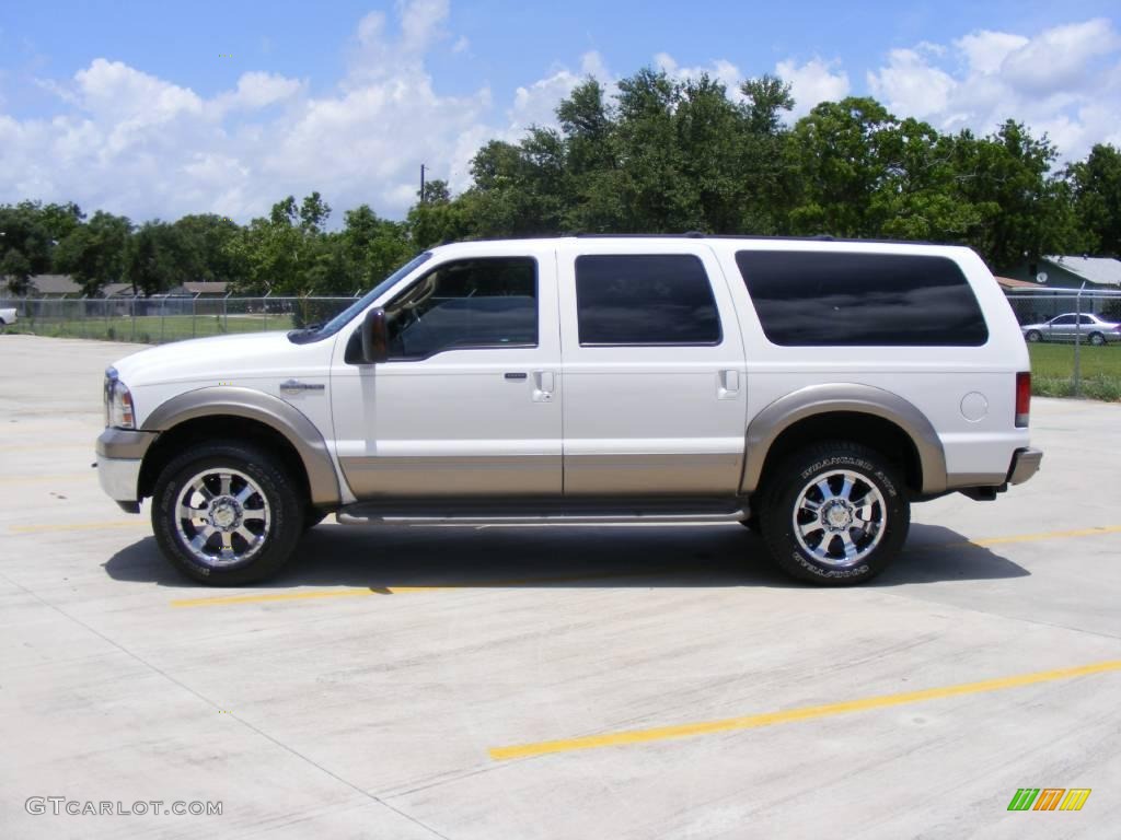 2005 Excursion Eddie Bauer 4x4 - Oxford White / Medium Pebble photo #6