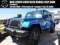 2016 Hydro Blue Pearl Jeep Wrangler Unlimited Sport 4x4  photo #1