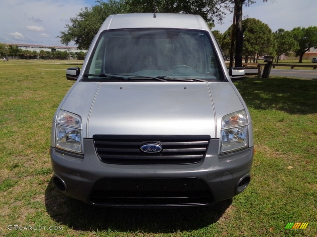 2010 Transit Connect XL Cargo Van - Silver Metallic / Dark Gray photo #23