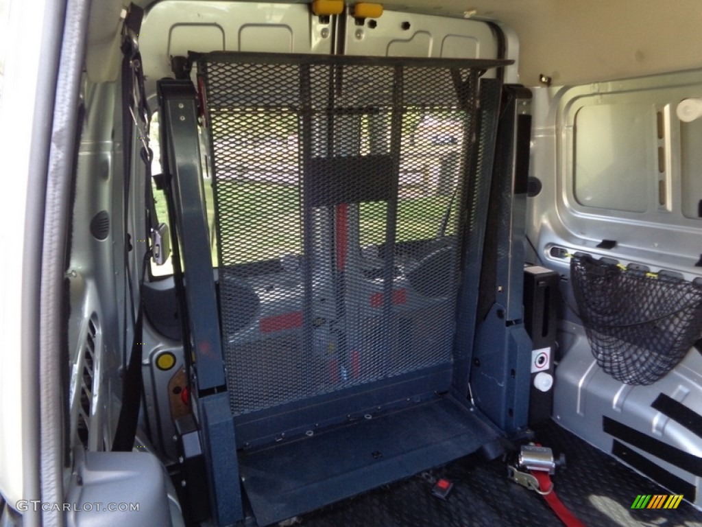 2010 Transit Connect XL Cargo Van - Silver Metallic / Dark Gray photo #24
