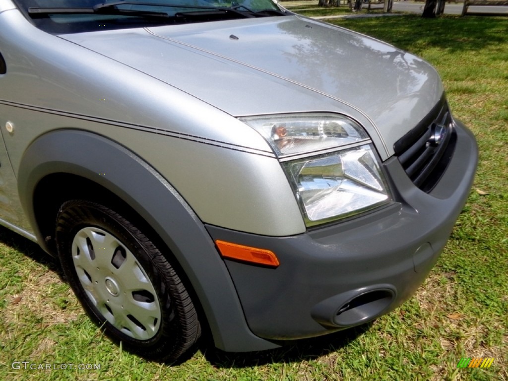 2010 Transit Connect XL Cargo Van - Silver Metallic / Dark Gray photo #25