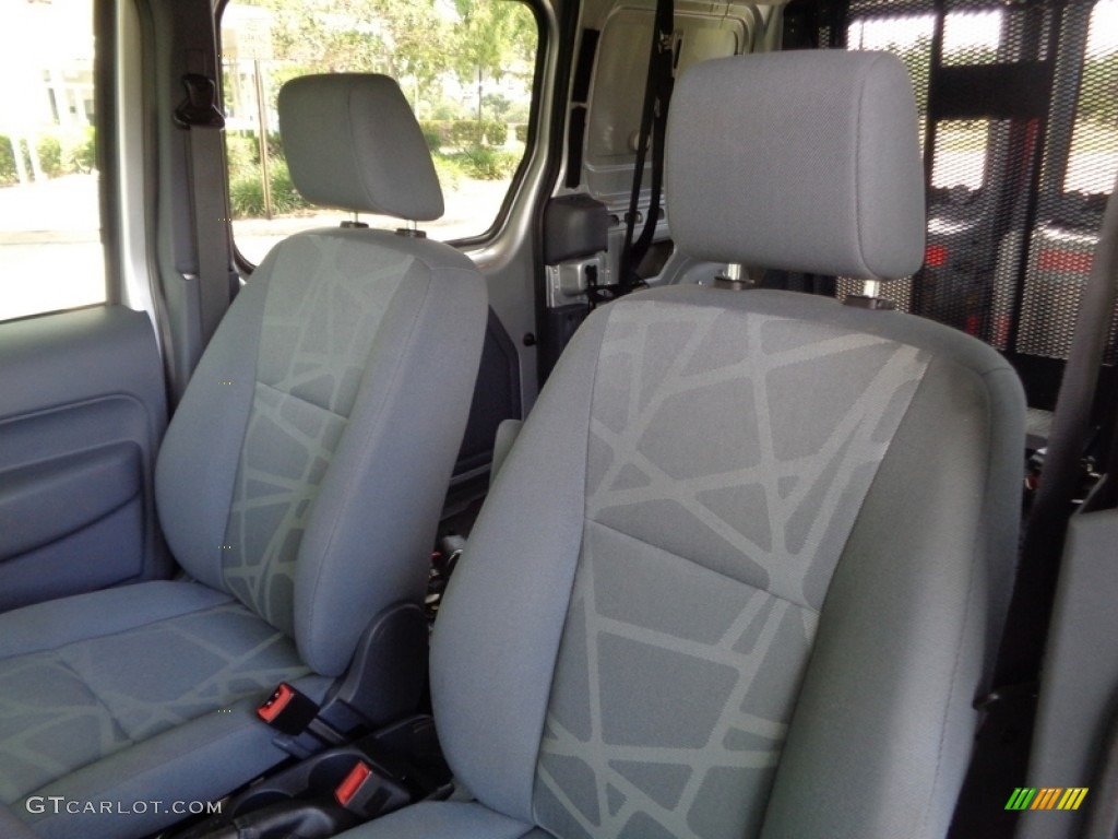 2010 Transit Connect XL Cargo Van - Silver Metallic / Dark Gray photo #32
