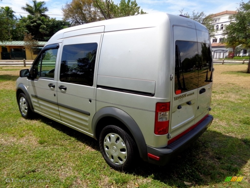 2010 Transit Connect XL Cargo Van - Silver Metallic / Dark Gray photo #35