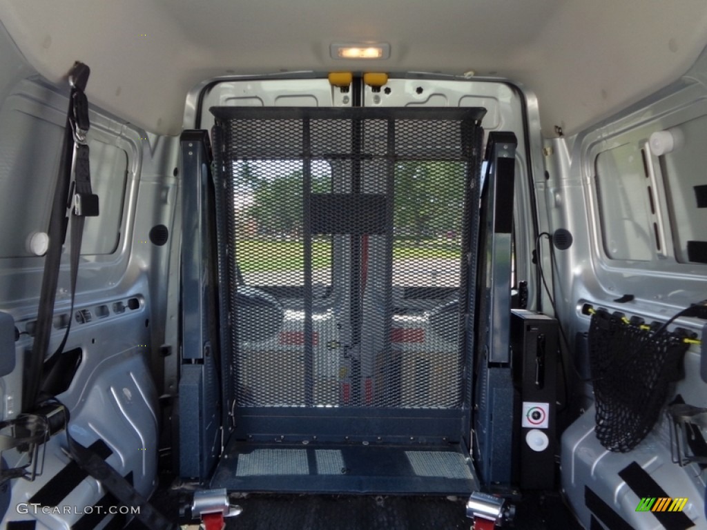 2010 Transit Connect XL Cargo Van - Silver Metallic / Dark Gray photo #53