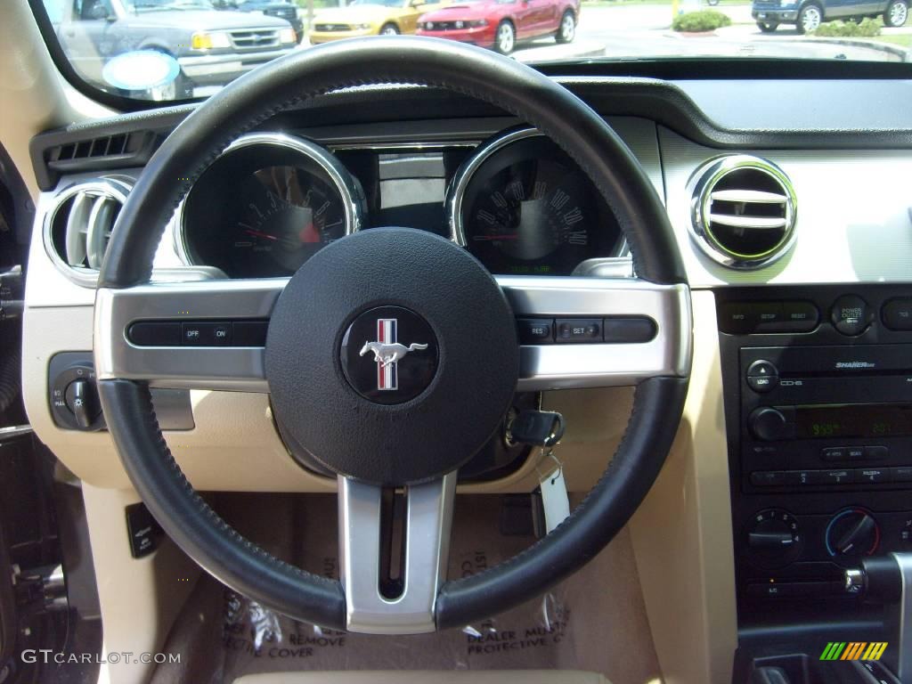 2005 Mustang GT Premium Coupe - Black / Medium Parchment photo #21