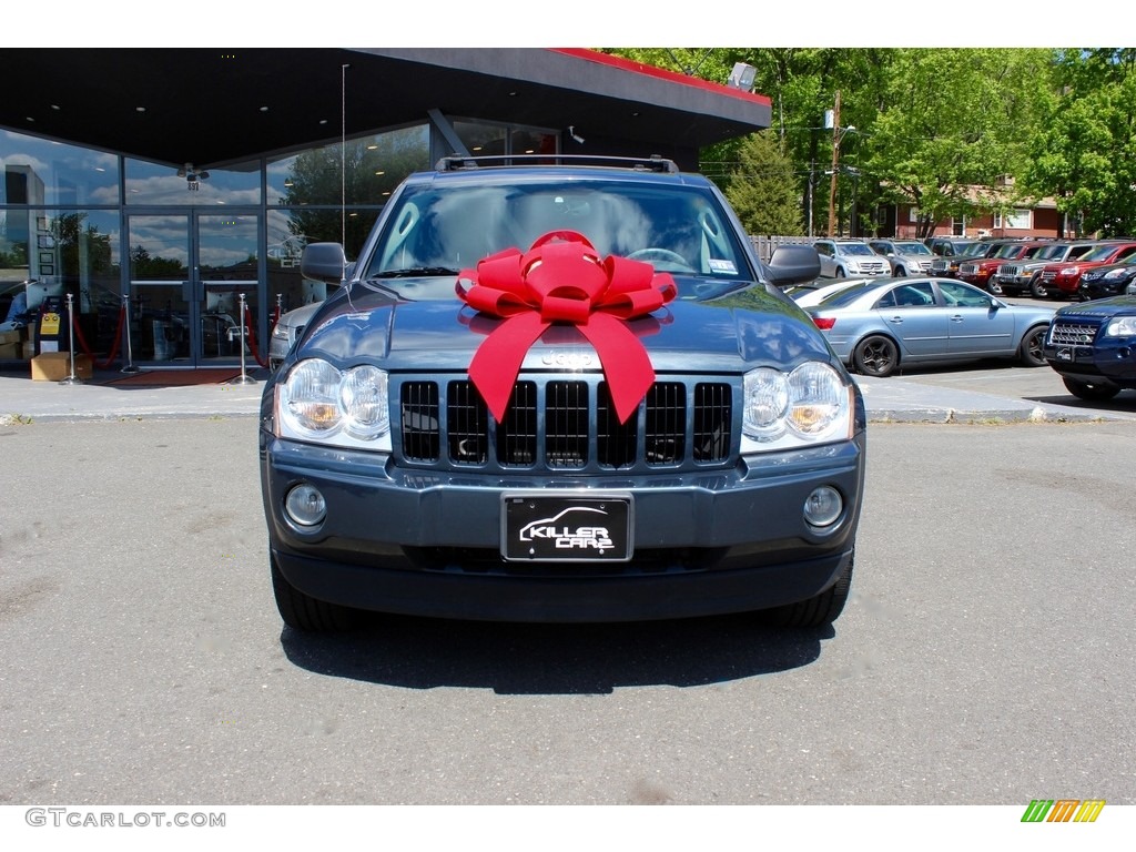 2007 Grand Cherokee Laredo 4x4 - Steel Blue Metallic / Medium Slate Gray photo #2