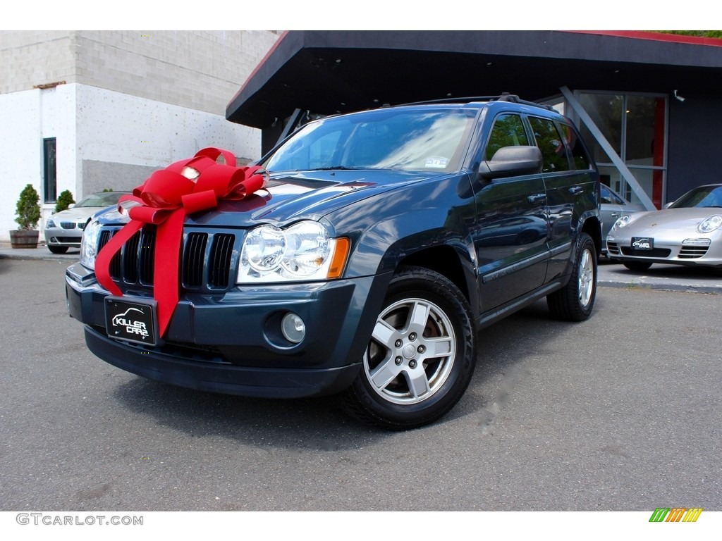 2007 Grand Cherokee Laredo 4x4 - Steel Blue Metallic / Medium Slate Gray photo #3