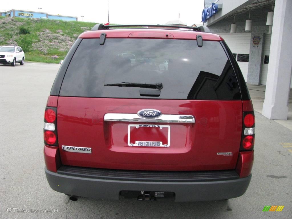 2006 Explorer XLS 4x4 - Redfire Metallic / Stone photo #5