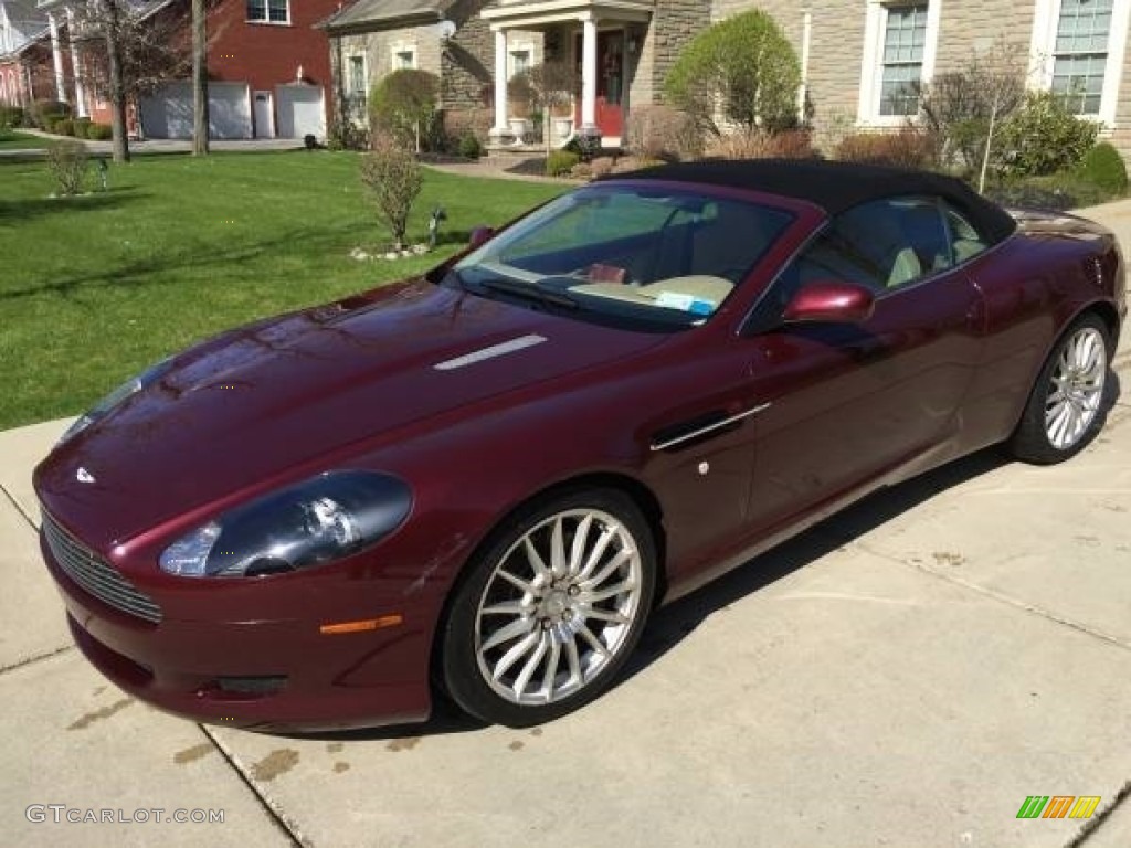 2006 DB9 Volante - Burgundy / Sandstorm photo #1