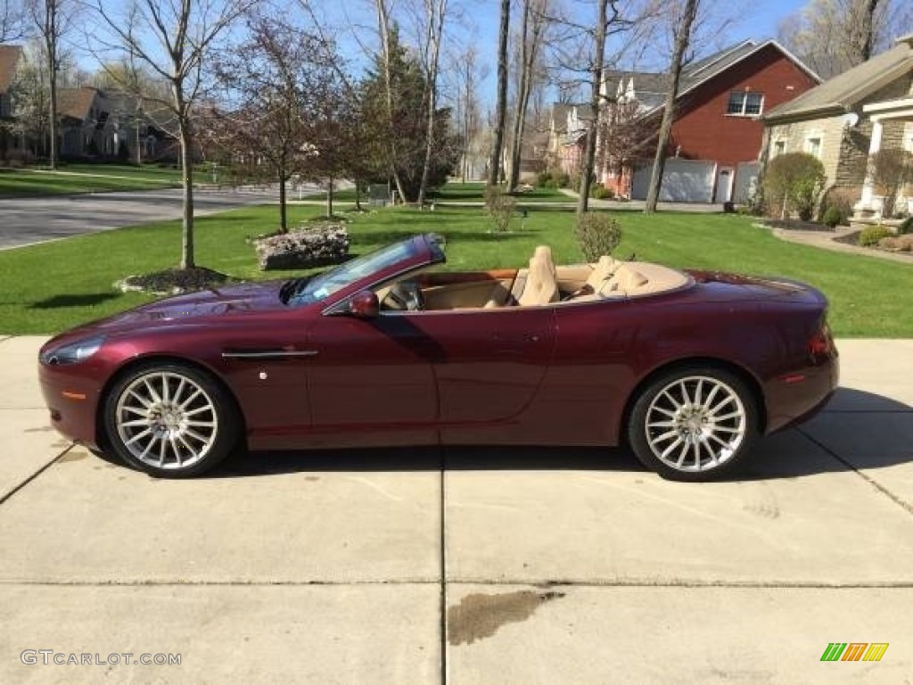 Burgundy 2006 Aston Martin DB9 Volante Exterior Photo #113034126