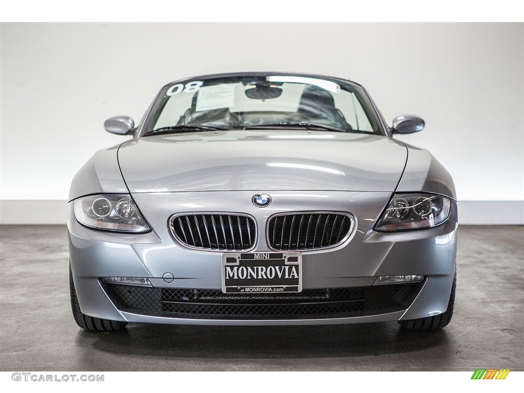 2008 Z4 3.0i Roadster - Space Grey Metallic / Black photo #2