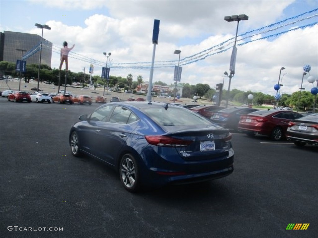 2017 Elantra Limited - Lakeside Blue / Gray photo #3