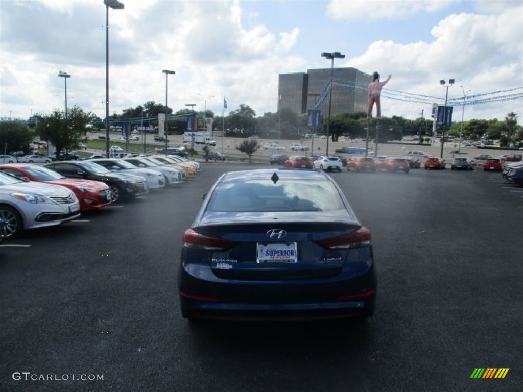 2017 Elantra Limited - Lakeside Blue / Gray photo #4