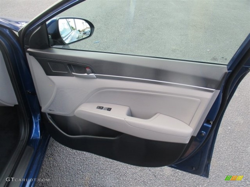 2017 Elantra Limited - Lakeside Blue / Gray photo #10