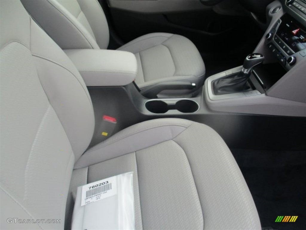 2017 Elantra Limited - Lakeside Blue / Gray photo #11