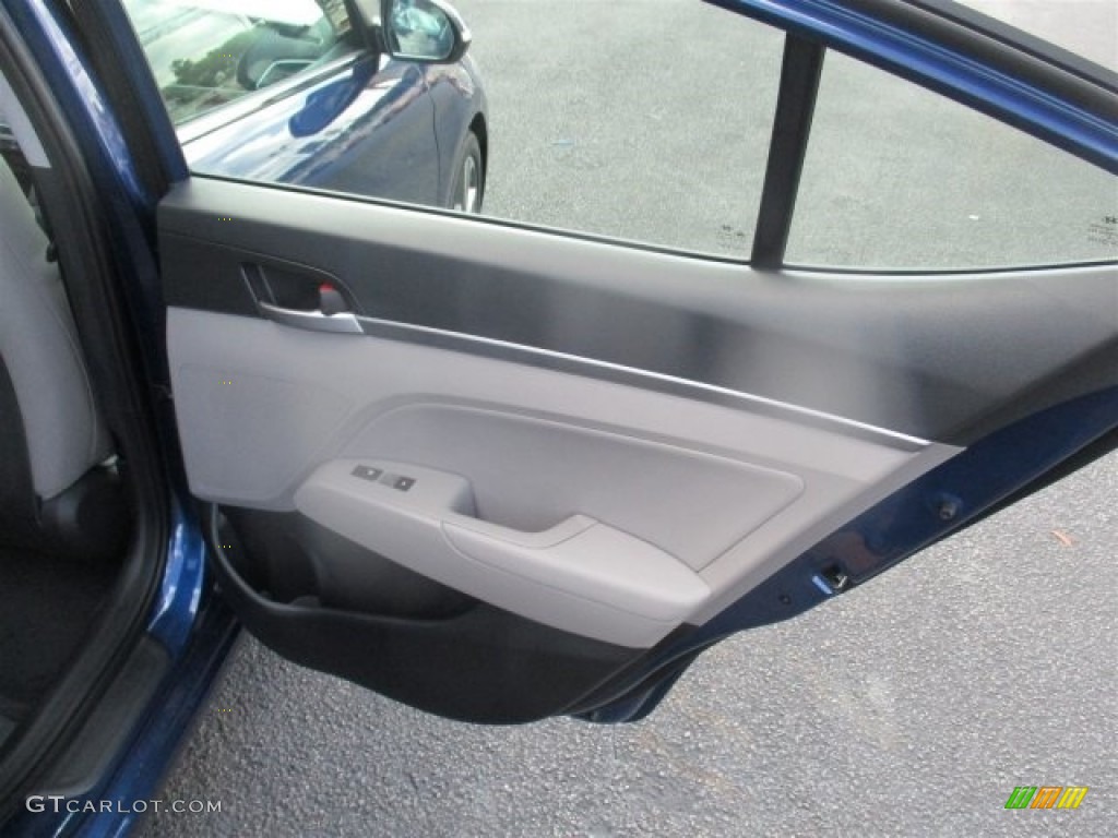 2017 Elantra Limited - Lakeside Blue / Gray photo #12