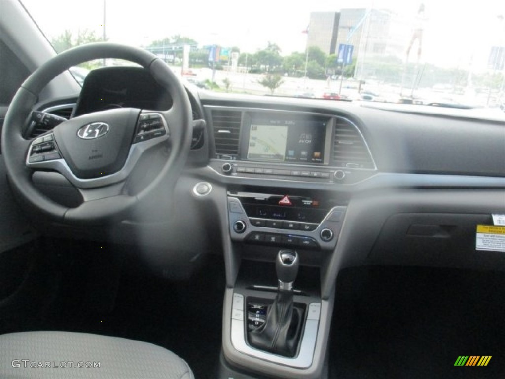 2017 Elantra Limited - Lakeside Blue / Gray photo #14