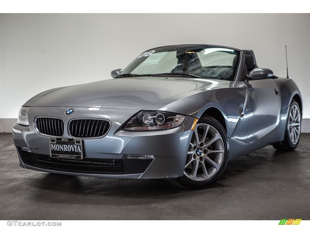 2008 Z4 3.0i Roadster - Space Grey Metallic / Black photo #15