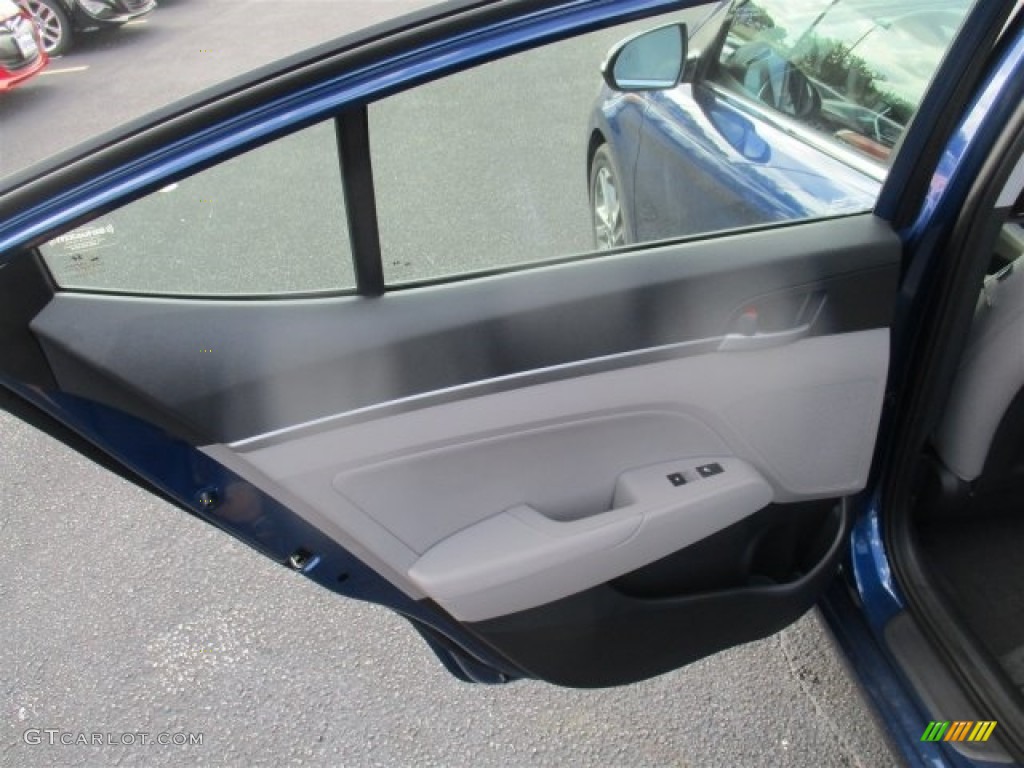 2017 Elantra Limited - Lakeside Blue / Gray photo #16