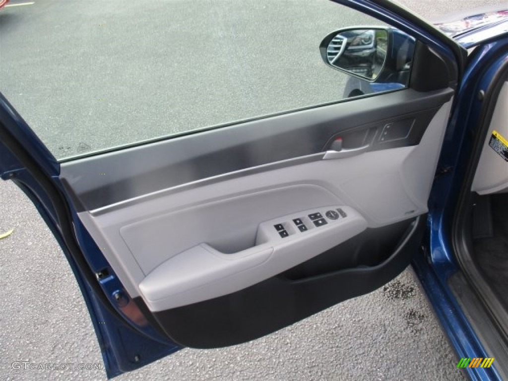 2017 Elantra Limited - Lakeside Blue / Gray photo #17