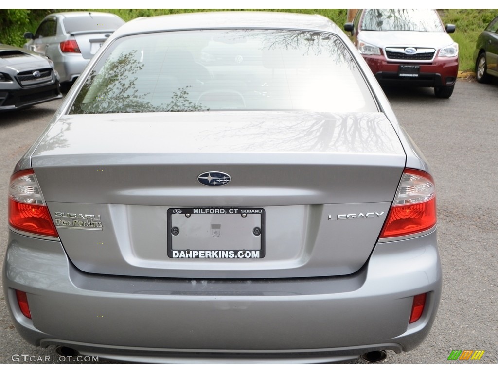 2008 Legacy 2.5i Sedan - Diamond Gray Metallic / Off Black photo #7