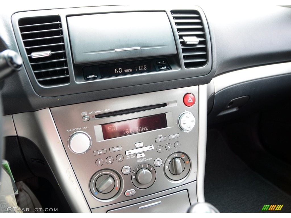 2008 Legacy 2.5i Sedan - Diamond Gray Metallic / Off Black photo #12