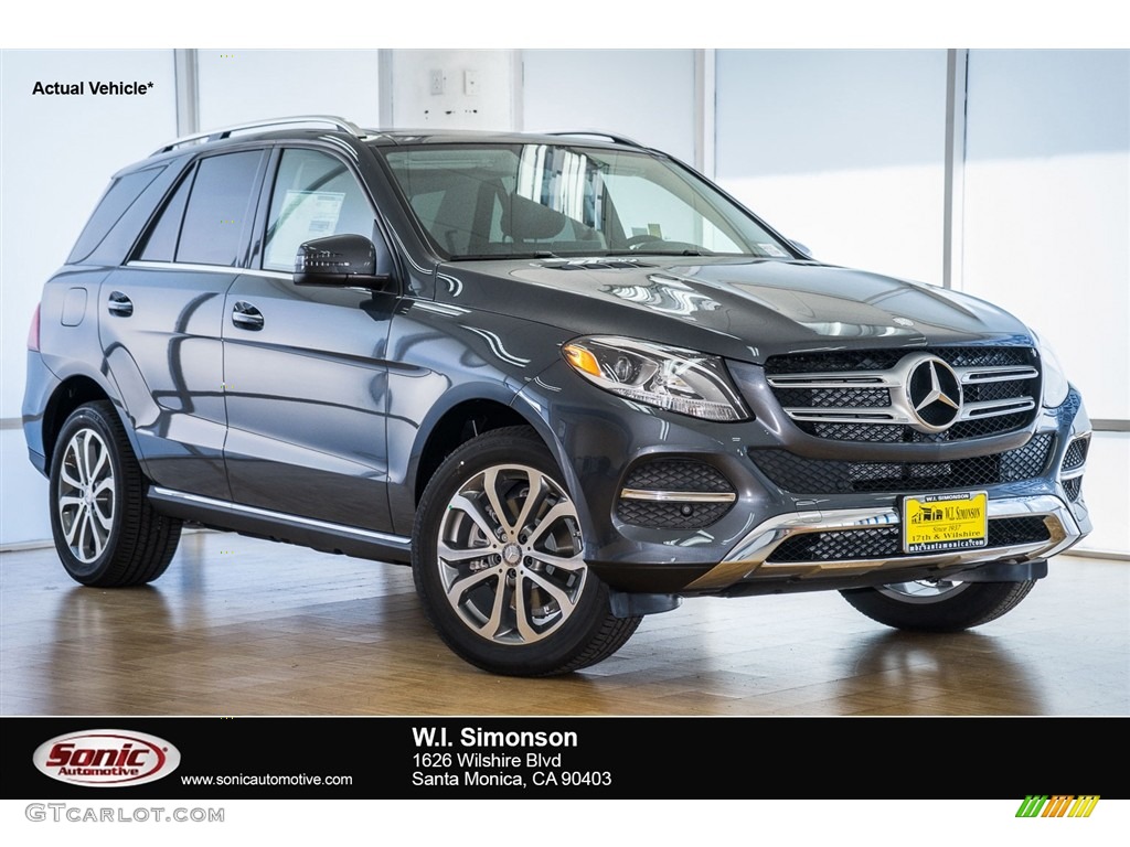 2016 GLE 350 - Steel Grey Metallic / Black photo #1