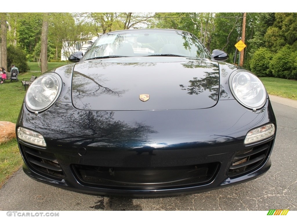 2009 911 Carrera S Cabriolet - Midnight Blue Metallic / Stone Grey photo #2