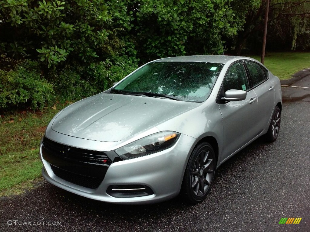 2016 Dart SE - Billet Silver Metallic / Black photo #8