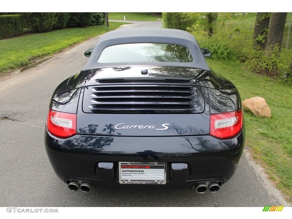 2009 911 Carrera S Cabriolet - Midnight Blue Metallic / Stone Grey photo #9