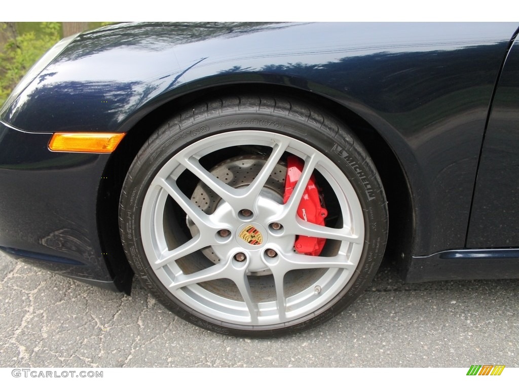 2009 911 Carrera S Cabriolet - Midnight Blue Metallic / Stone Grey photo #10