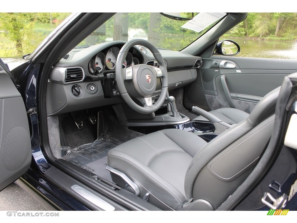 Stone Grey Interior 2009 Porsche 911 Carrera S Cabriolet Photo #113040561