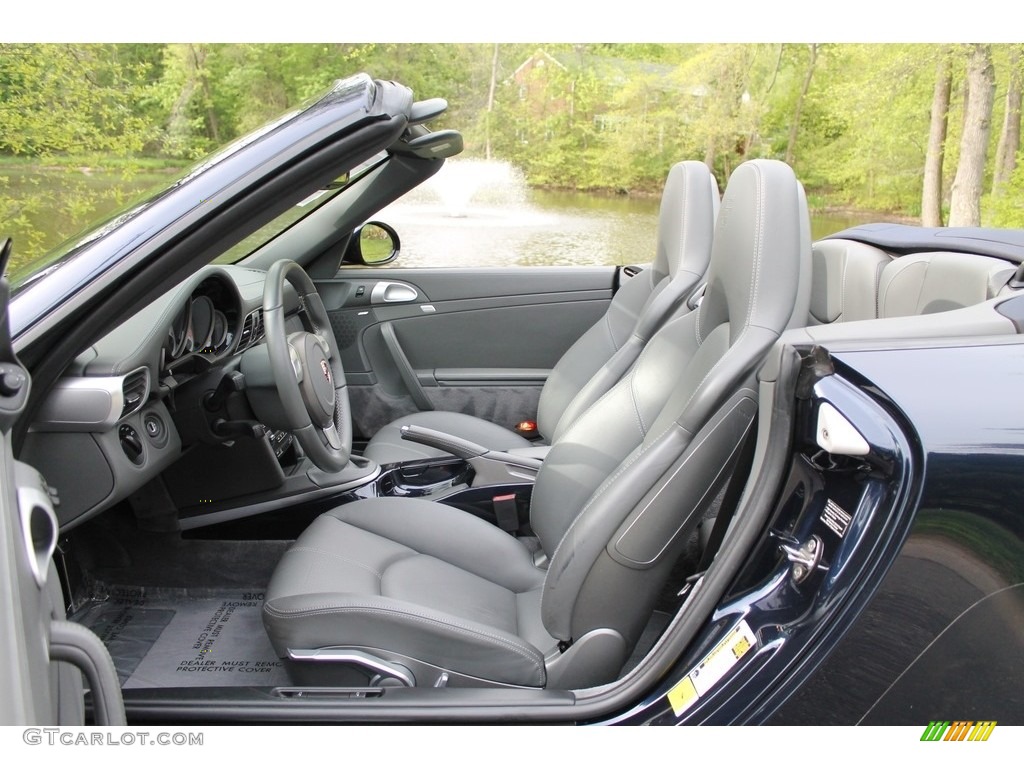 2009 911 Carrera S Cabriolet - Midnight Blue Metallic / Stone Grey photo #13