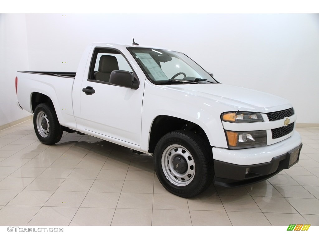 2012 Colorado Work Truck Regular Cab - Summit White / Ebony photo #1