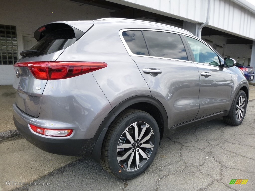 2017 Sportage EX AWD - Mineral Silver / Black photo #2