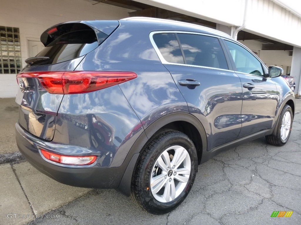 2017 Sportage LX AWD - Pacific Blue / Gray photo #2