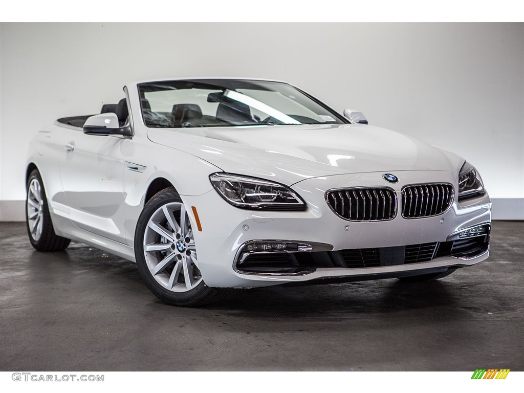 Alpine White 2017 BMW 6 Series 640i Convertible Exterior Photo #113043897