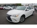 2015 Super White Toyota Camry LE  photo #1