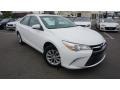 2015 Super White Toyota Camry LE  photo #2